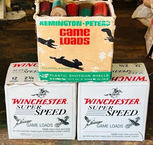 lot 140 image: Three Boxes of Winchester and Remington 12Ga. Shotgun Shells