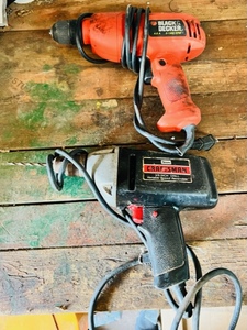 lot 169 image: Black &amp Decker And Craftsman Variable Speed Drills