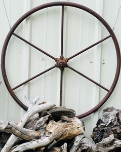 lot 208 image: 39 Industrial Metal Wheel