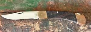 lot 241 image: Buck #110 Vintage Folding Hunting Knife