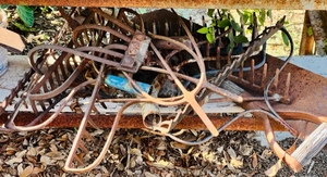 lot 248 image: Multiple AntiqueVintage Rake and Fork Heads