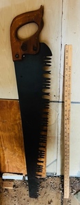 lot 257 image: Antique Disston Hand Saw