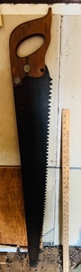lot 258 image: Antique Disston Hand Saw