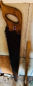 lot 259 image: Antique Two-Handed Hand Saw