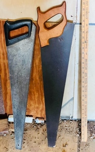 lot 260 image: Two Vintage Handsaws