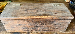 lot 294 image: Antique Small Arms Ammunition Box