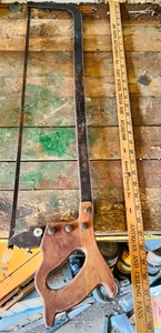 lot 300 image: Vintage Henry Disston &amp Sons No. 7 HacksawBonesaw