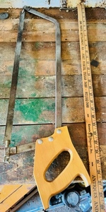 lot 298 image: Vintage Henry Disston &amp Sons Butchers MeatBone Saw
