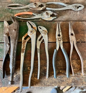 lot 307 image: Eight Assorted Types of Pliers