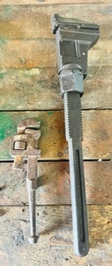lot 325 image: Two Antique Pipe Wrenches