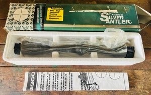 lot 347 image: Tasco Silver Antler3x-9x32mm Rifle Scope in Box