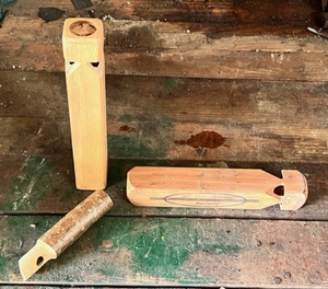 lot 399 image: Three Vintage Train Whistles- Including Mainline Through The Ozarks