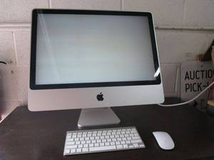 lot 2 image: 25 iMAC COMPUTER W WIRELESS KEYBOARD & MOUSE, WORKING