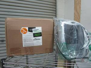 lot 111 image: BRIGHTOWN CERAMIC HEATER, CURTAINS 52 x 96