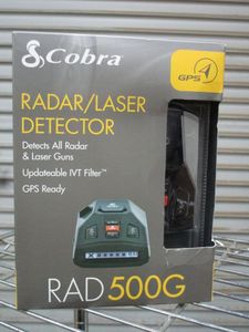 lot 108 image: COBRA RADARLASER DETECTOR RAD 500G