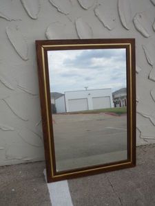 lot 135 image: MIRROR, MEASURES ROUGHLY 42x30