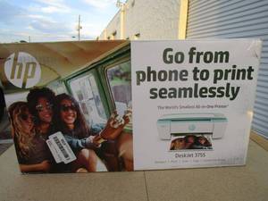lot 145 image: HP PHOTO PRINTER, DESKJET 3755