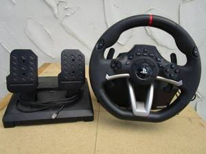 lot 15 image: PLAYSTATION RWA RACING WHEEL APEX & DRIVING PEDALS