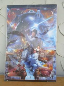 lot 32 image: 2007 STAR WARS 30th ANNIVERSARY POSTER PRINTED IN U.K. HAS ARTIST NAME IN CORNER  97 TSUNEO SANDA, 36 x 24