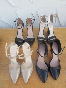 lot 169 image: WOMENS HIGH HEELS, FRANCO SARTO, NINE WEST, GUESS, GFDAYANA, SIZE 6-12