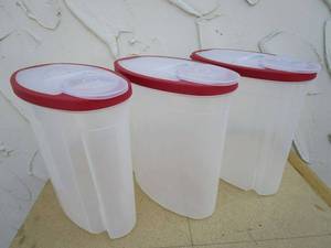 lot 47 image: (3) CEREAL KEEPERS