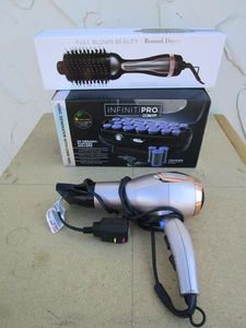 lot 57 image: INFINITI PRO BY CONAIR CERAMIC-FLOCKED HAIR ROLLERS, FULL BLOWN BEAUTY ROUND DRYER HAIR BRUSH, INFINITI PRO HAIR DRYER