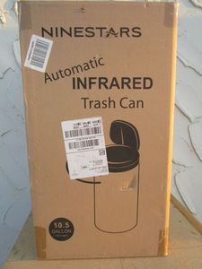 lot 205 image: NINESTARS AUTOMATIC INFRARED TRASH CAN, IN BOX