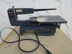 lot 230 image: SEARS CRAFTSMAN 16 SCROLL SAW W CAST IRON BASE,