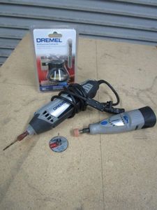 lot 245 image: CORDLESS DREMEL 7300, DREMEL CUTTING TOOL, DREMEL 4000, DREMEL MULTIPURPOSE CUTTING KIT, UNOPENED