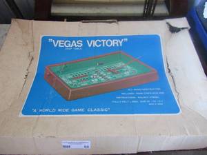 lot 90 image: Vegas Victory Craps table   in box