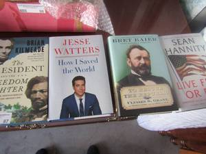 lot 87 image: Jesse Walters and Brian Kilmeade books