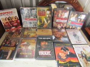 lot 75 image: Movie lot including Greys anatomy, Gunsmoke, Housewives and more