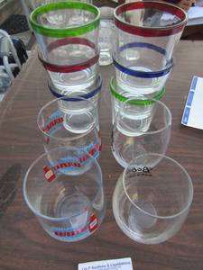 lot 28 image: BARWARE  Glass lot