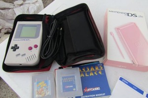 lot 125 image: Nintendo DS LITE  never opened, Nintendo game boy has charger and a few games