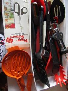 lot 198 image: Kitchen utensils, spoon,  bottle opener and more