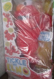 lot 214 image: TICKLE ME ELMO PLUSH  PLAYSKOOL IN ORIGINAL BOX,  WRAPPED   WORKS 