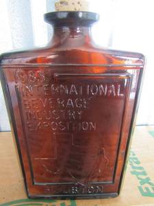 lot 227 image: 1983 International Beverage INDUSTRY EXPO Bottle HOUSTON TEXAS  76TH YEAR  1983 Limited edition