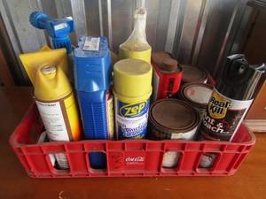 lot 232 image: Used Paint Cleaners, Outdoor sprays and more