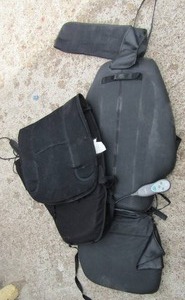 lot 247 image: 2 back massagers black with cords included