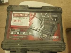 lot 33 image: Craftsman mechanics tool set - may not be complete