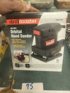 lot 75 image: Orbital hand sander