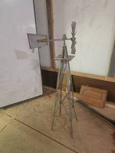 lot 95 image: Metal windmill