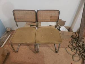 lot 109 image: Pair of vintage chairs