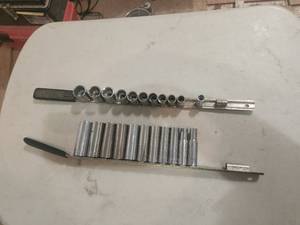 lot 125 image: Selection of Metric Craftsman sockets - 9mm to 19mm