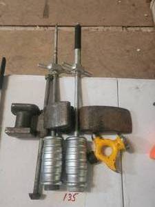 lot 135 image: Selection of metal working-dent removal tools