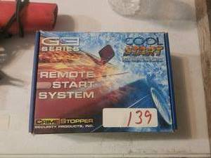 lot 139 image: Remote start system