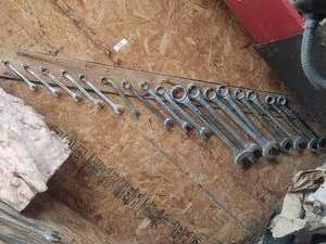 lot 149 image: Generous set of large wrenches - various mfg.