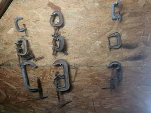 lot 157 image: Selection of C-clamps