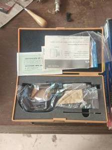 lot 169 image: Mitutoyo 1-2 Combimike micrometer -