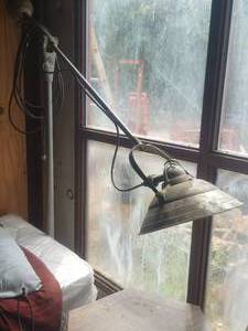 lot 180 image: Vintage Wilmot Castle surgical floor lamp